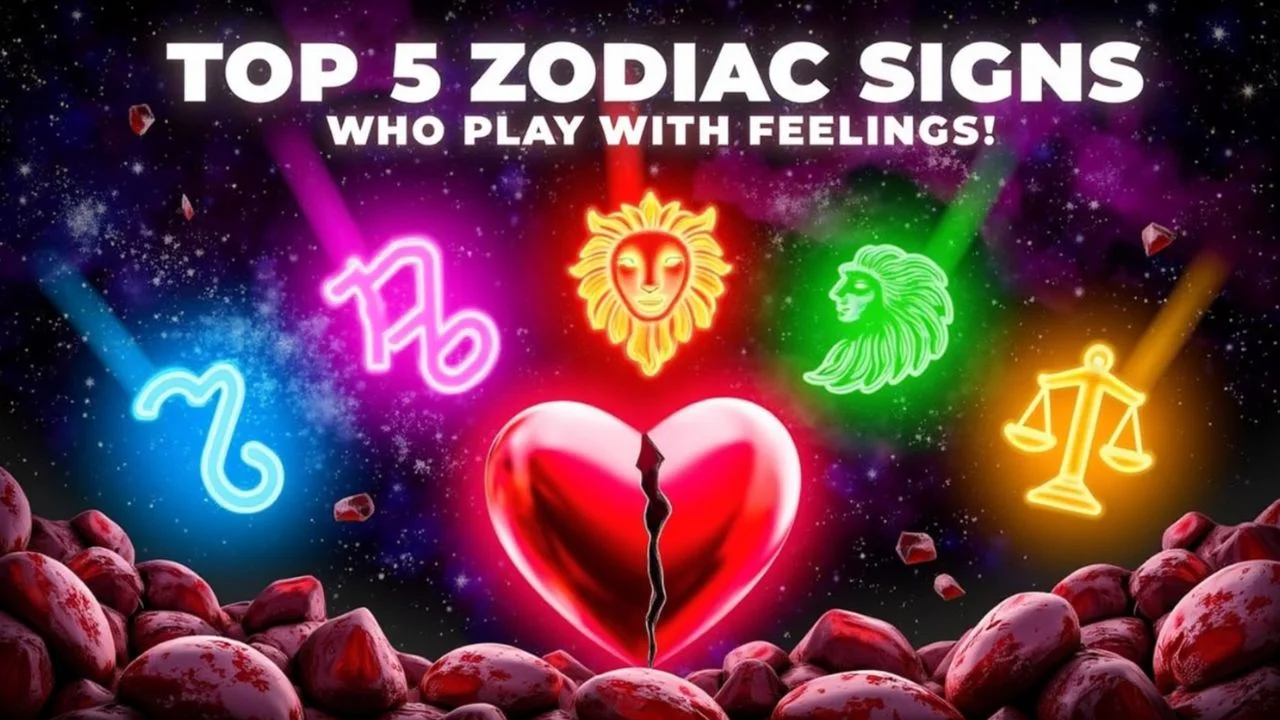 Top 5 Zodiac Signs Who Play with Feelings